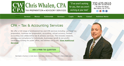 Desktop Screenshot of chriswhalencpa.com
